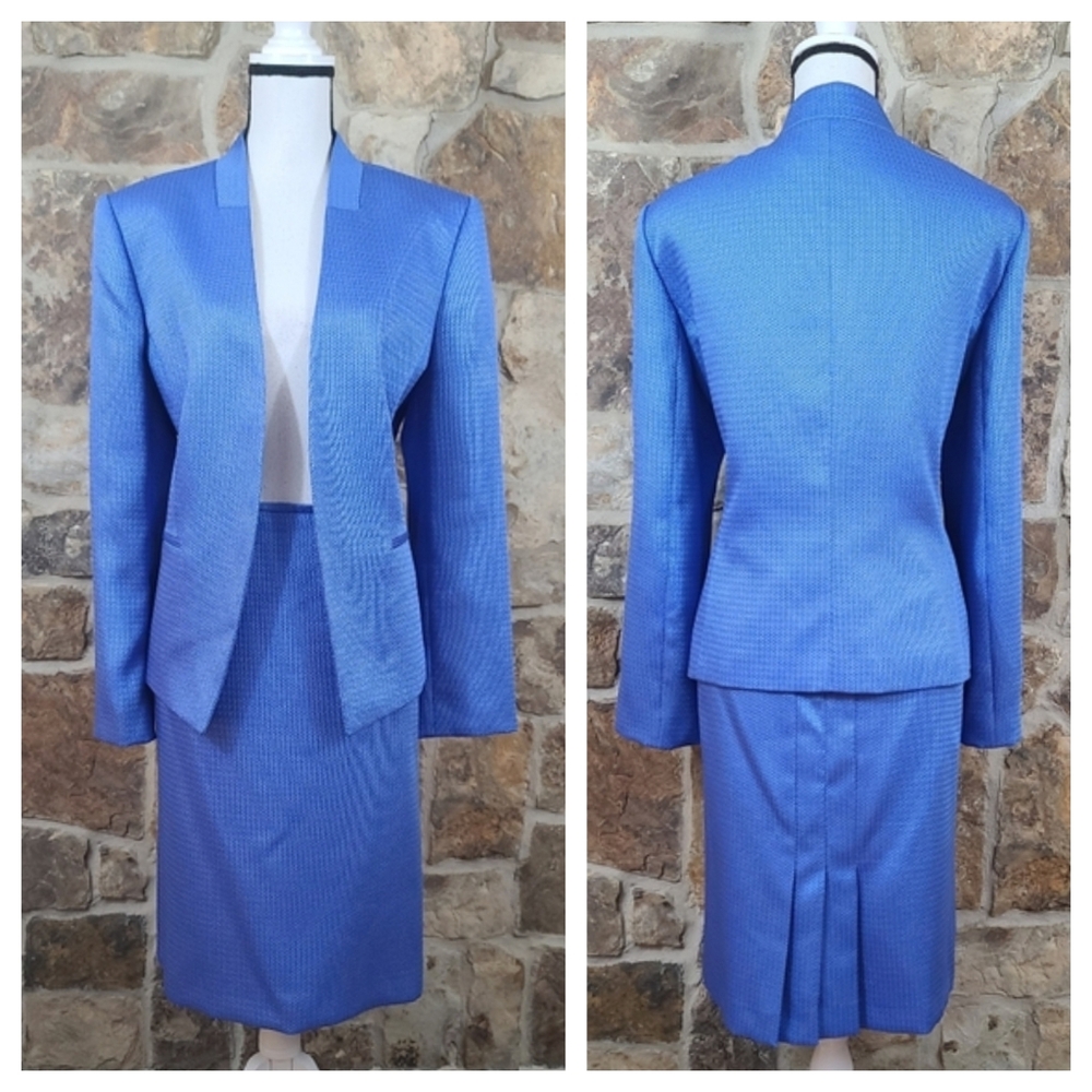 Tahari 16 18 Textured Skirt Suit Set